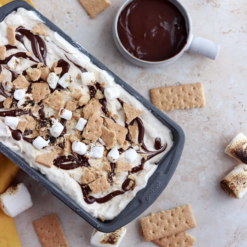 No-Churn S'Mores Ice Cream Recipe