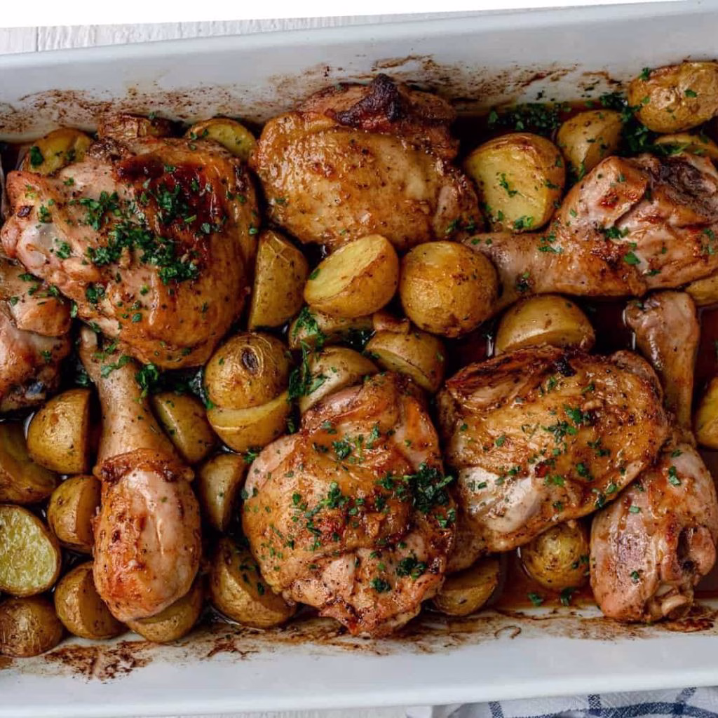 One-Pan Chicken and Potatoes