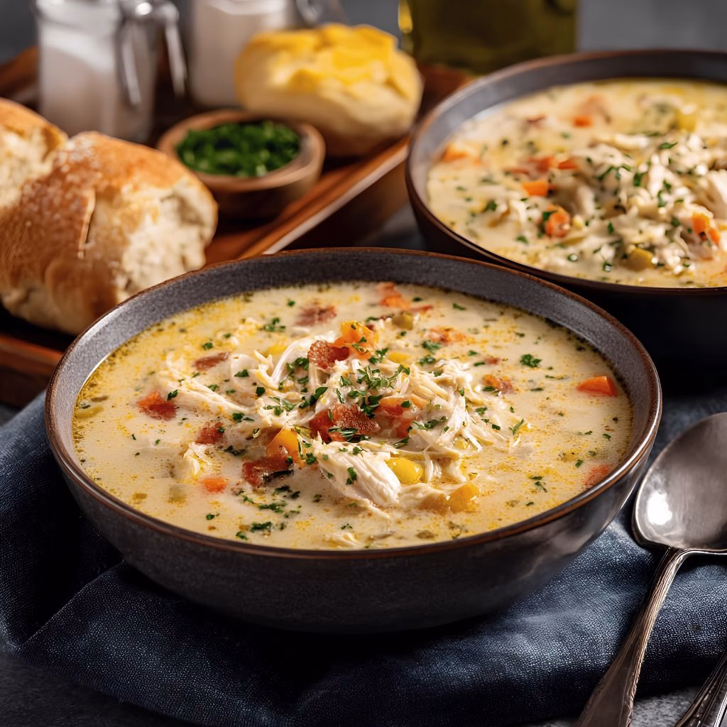 One-Pot Creamy Chicken Corn Chowder