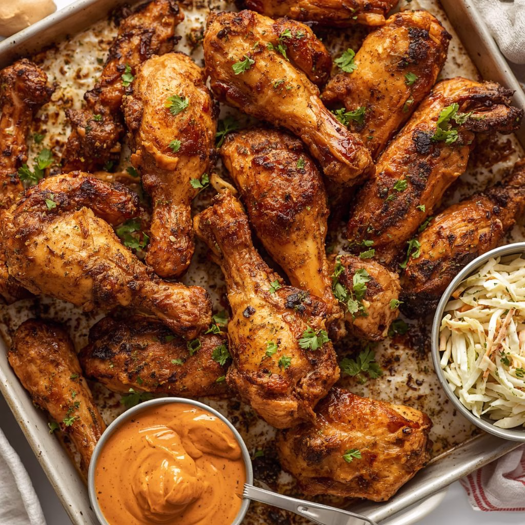 Oven Baked Chicken Drumsticks Recipe