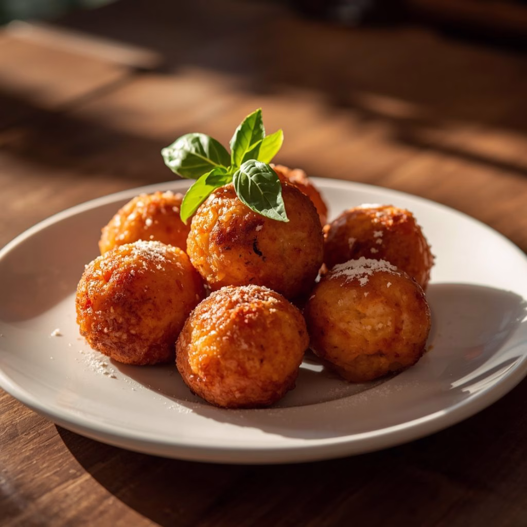 Parmesan Arancini Balls Recipe