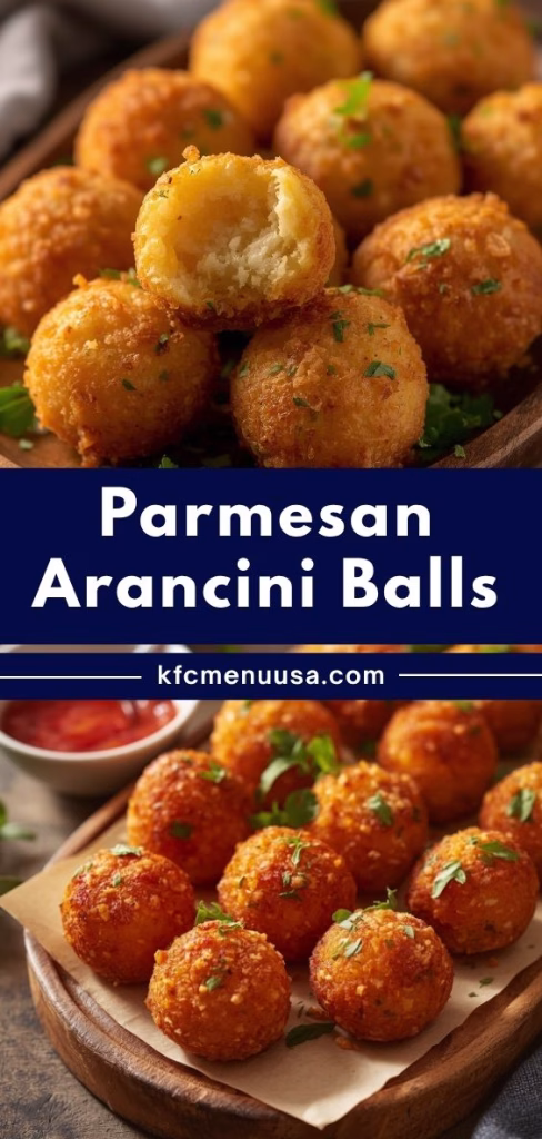 Parmesan Arancini Balls Recipe