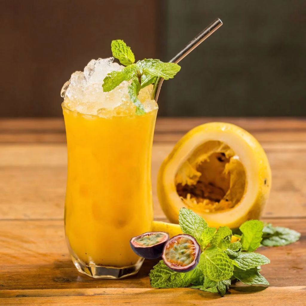 Passion Fruit Mint Fizz