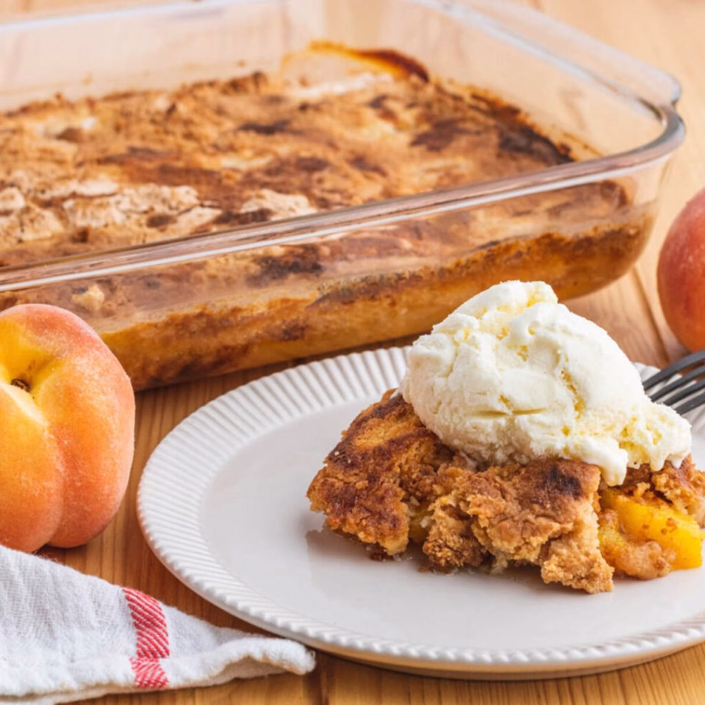  Peach Cobbler Dump Cake
