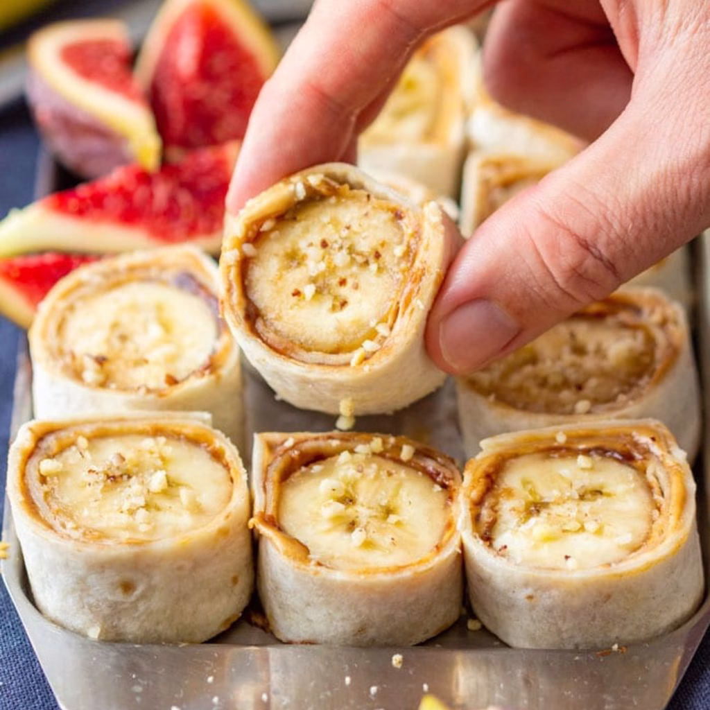 Peanut Butter Banana Roll-Ups