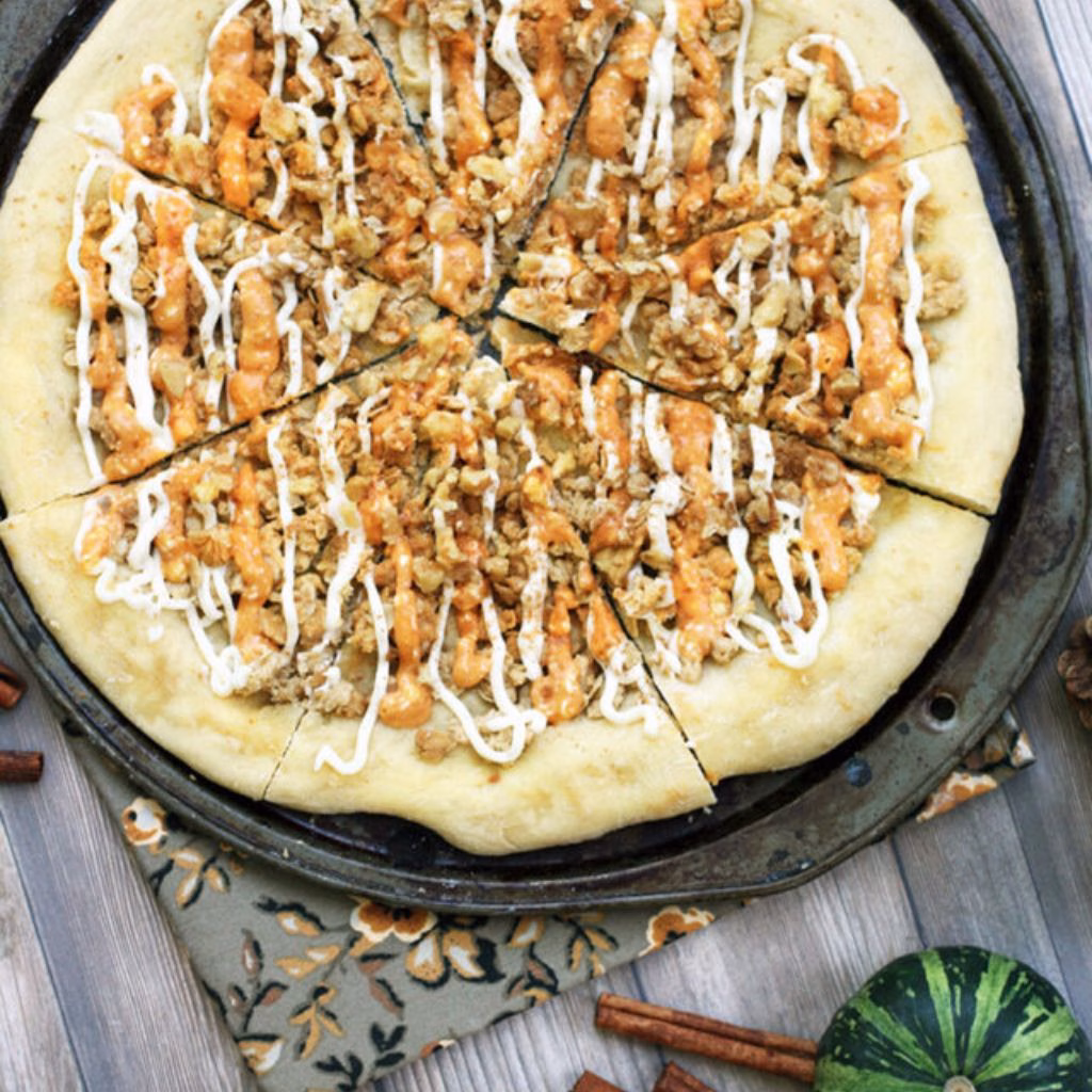 Pumpkin Spice Dessert Pizza
