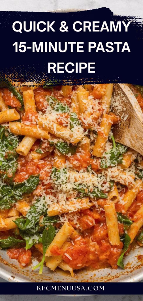 Quick & Creamy 15-Minute Pasta Recipe