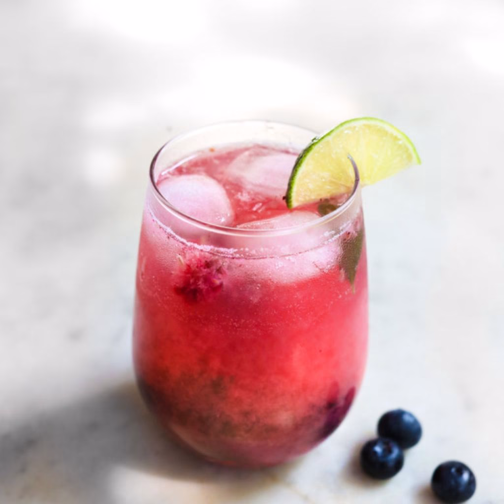 Raspberry Lemon Verbena Fizz
