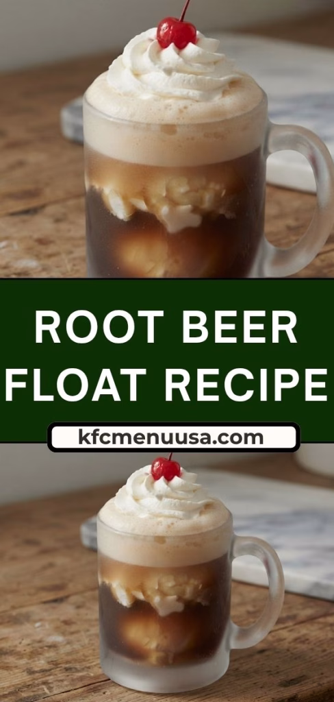Root Beer Float Recipe