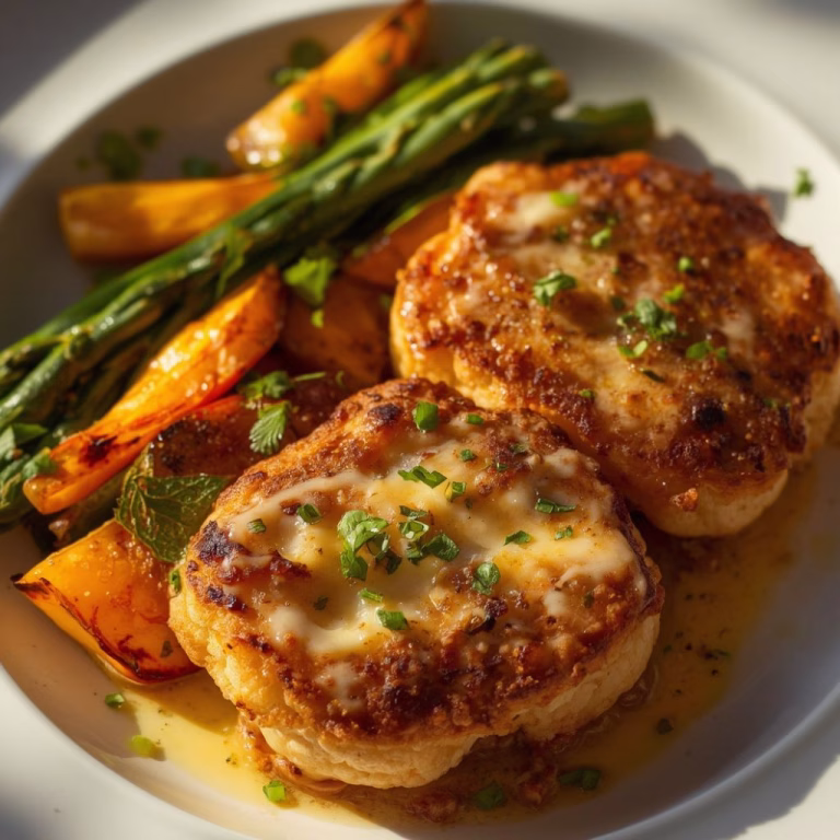 Savory Cauliflower Steaks with Cheese Recipe