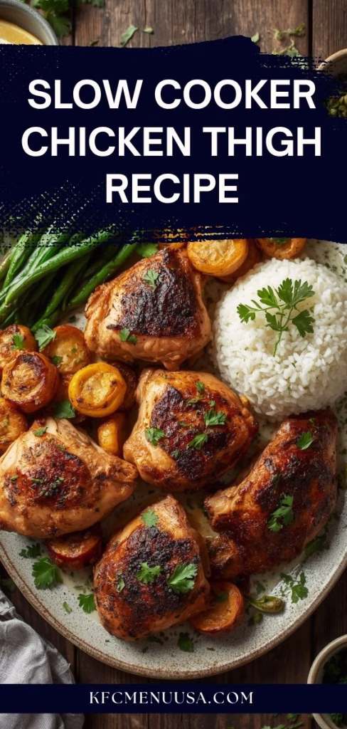 Slow Cooker Chicken Thighs Recipe
