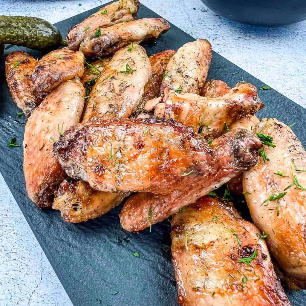 Smoked Dill Pickle Wings
