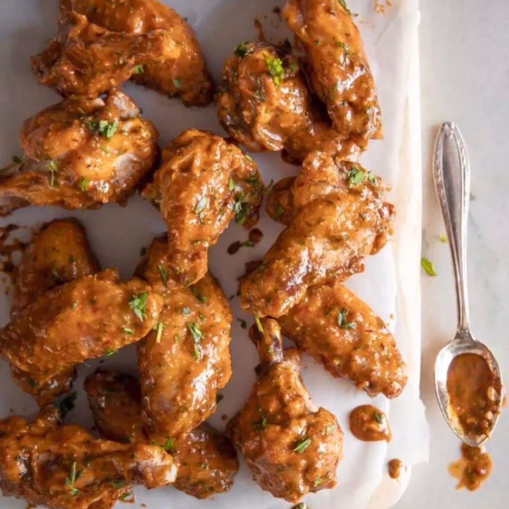 Smoky Chipotle Lime Wings with Cilantro