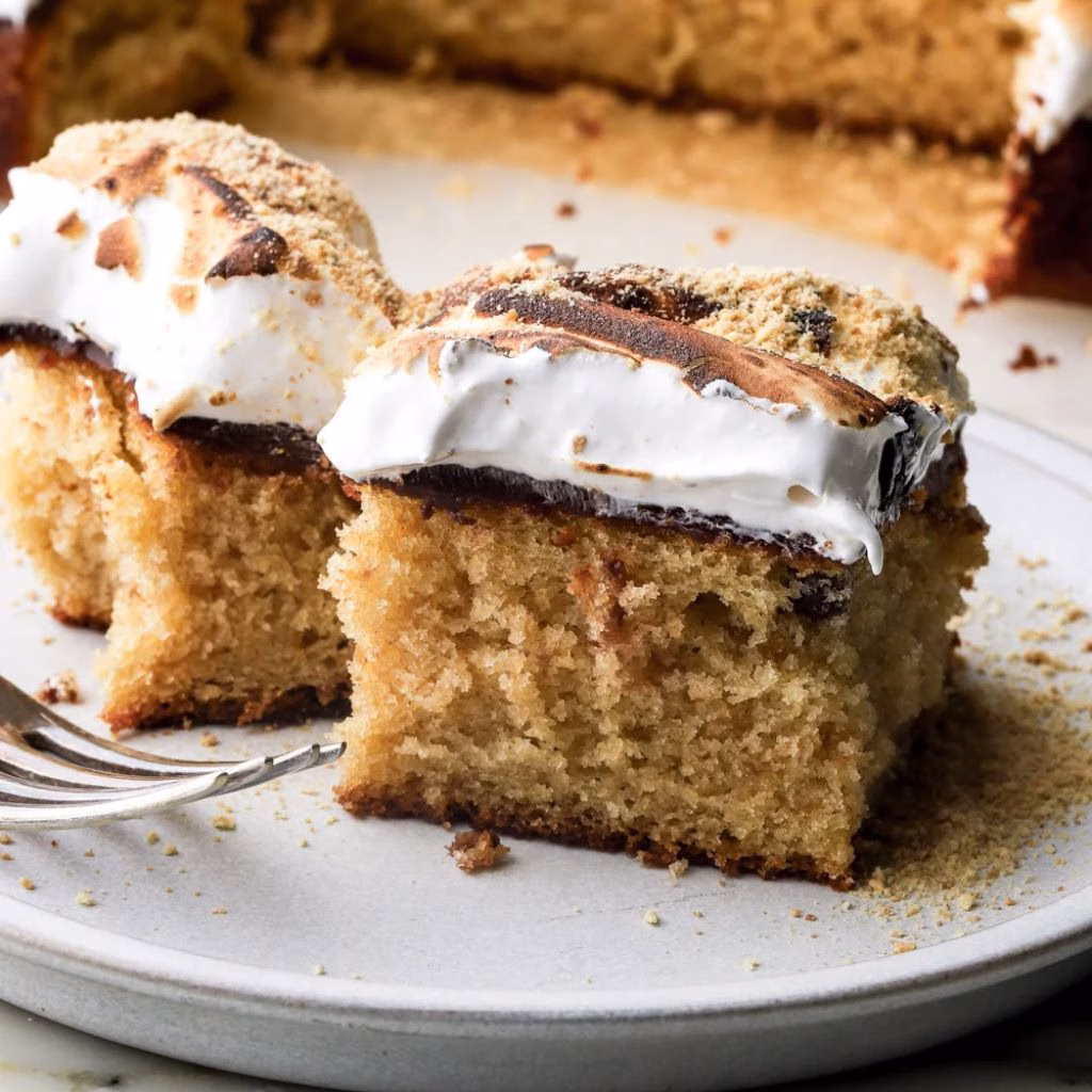 S'mores Chocolate Sheet Cake