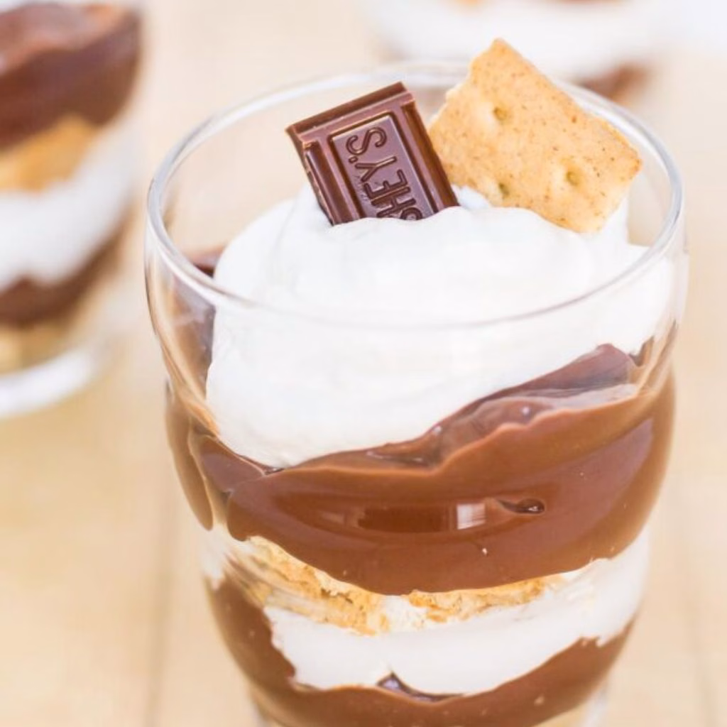 S'mores Ice Cream Parfait