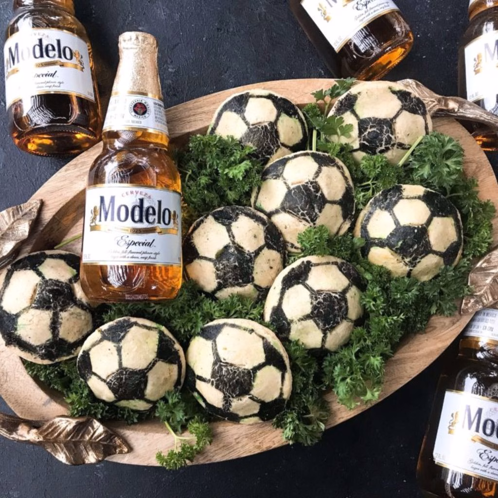 Soccer Ball Chicken Chile Relleno Empanadas