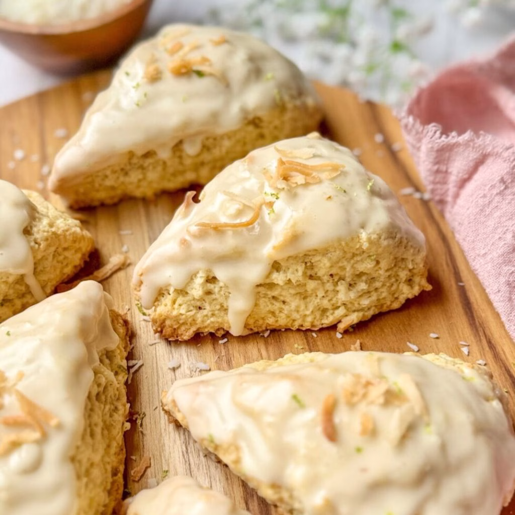 Sourdough Coconut Cream Scones