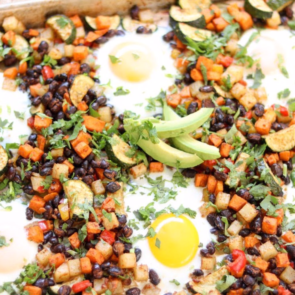 Southwest Breakfast Sheet Pan Bake