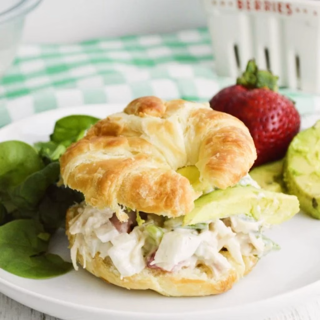 Strawberry Chicken Salad Croissant