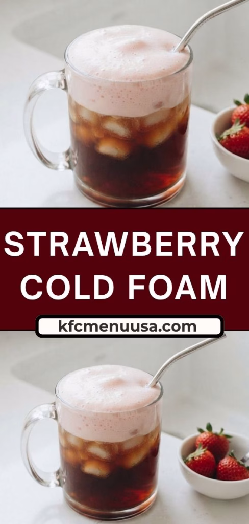 Strawberry Cold Foam Recipe