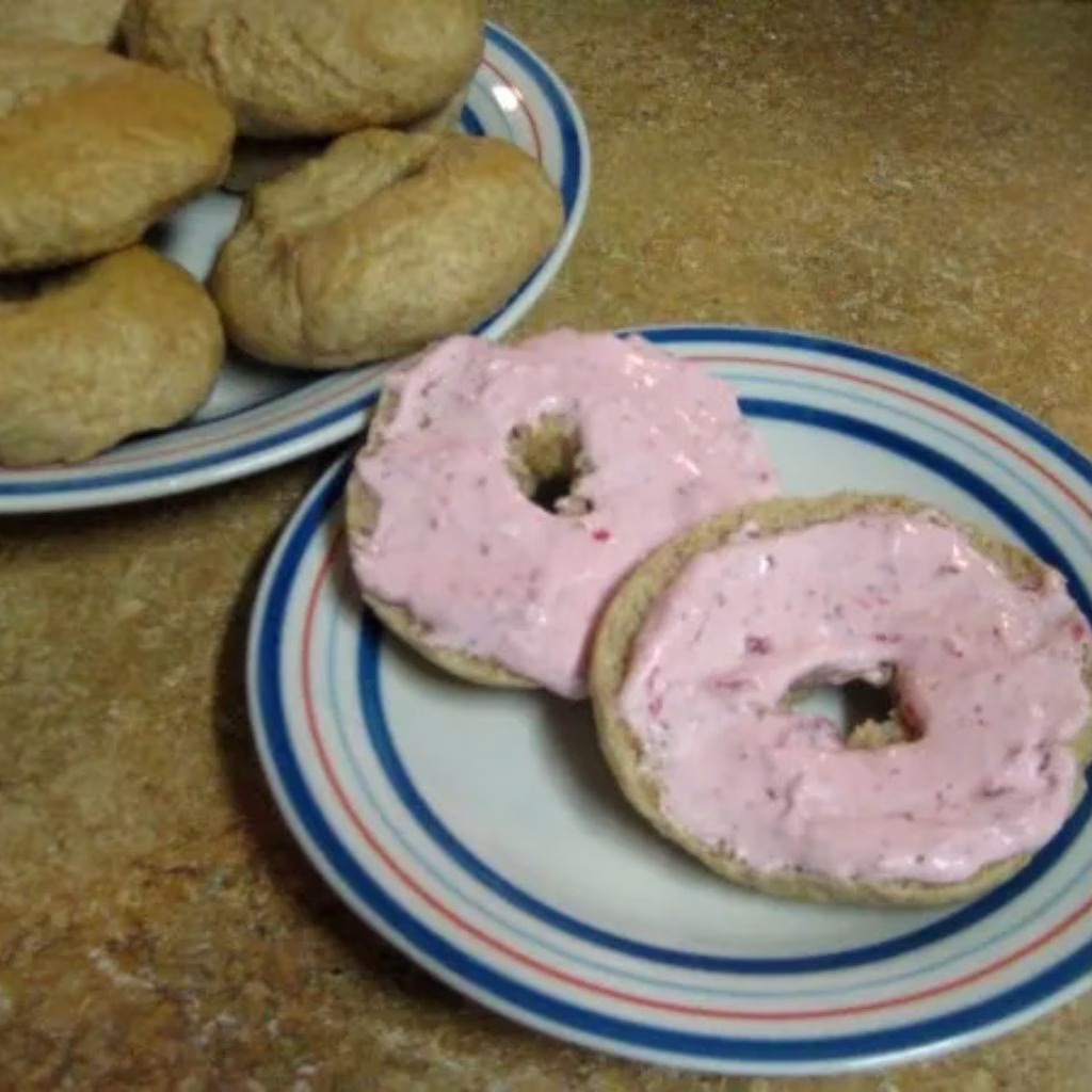 Strawberry Cream Cheese Bagel