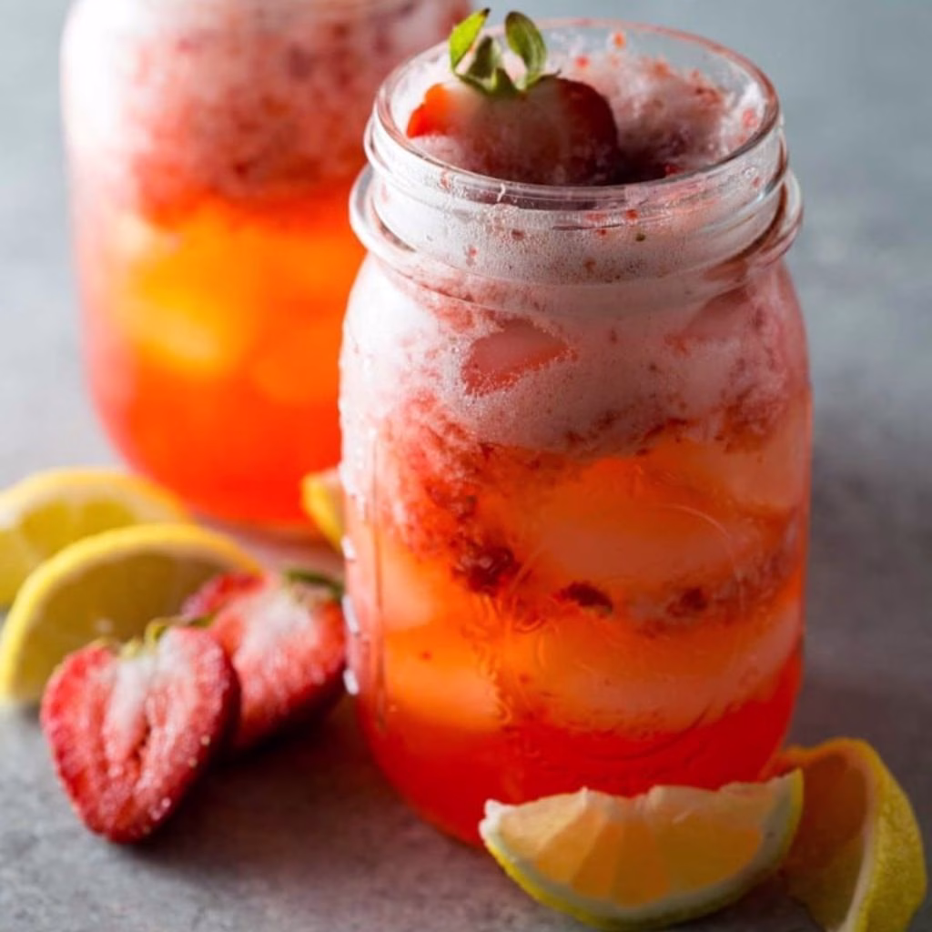 Strawberry Lemonade Sparkler