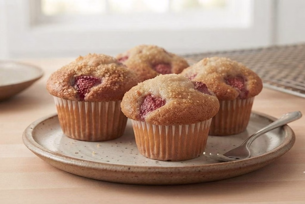Strawberry Muffins Recipe