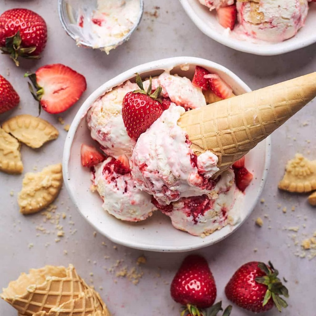 Strawberry Shortcake Ice Cream