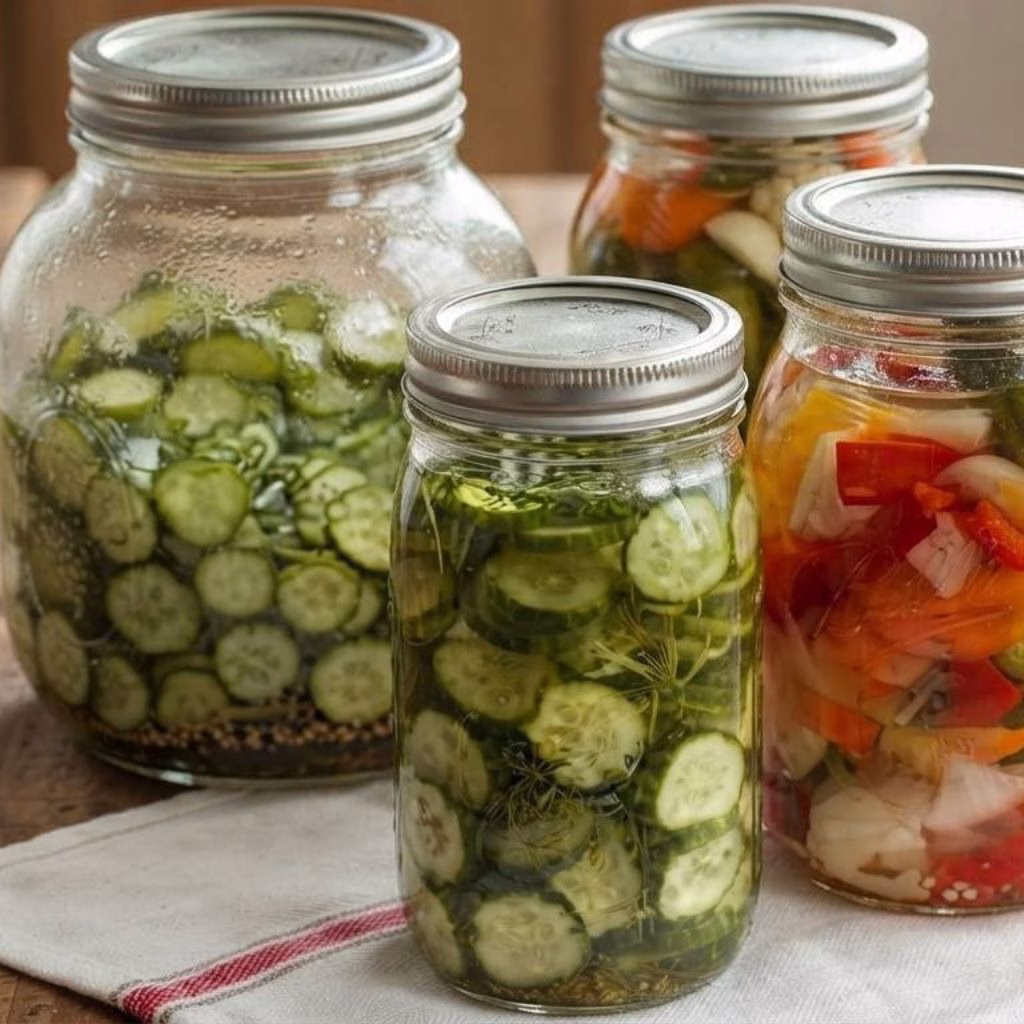 Sweet and Sour Refrigerator Pickles