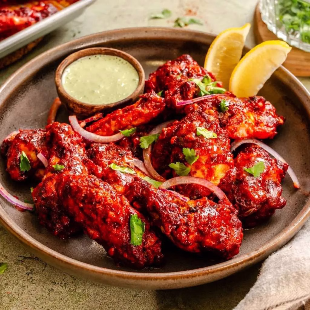 Tandoori Yogurt-Marinated Wings with Cumin