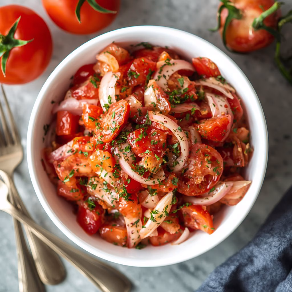 Tomato Onion Salad Recipe