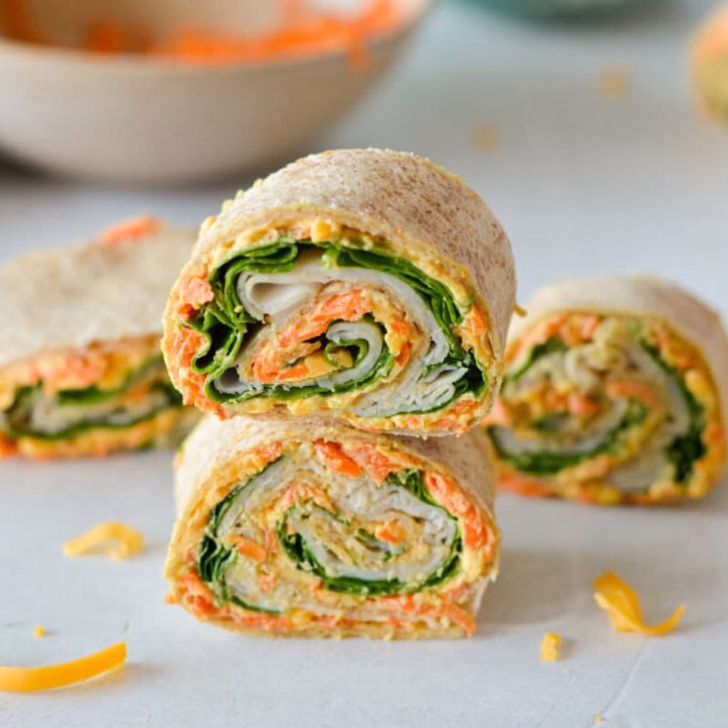 Turkey and Cheese Roll-Ups