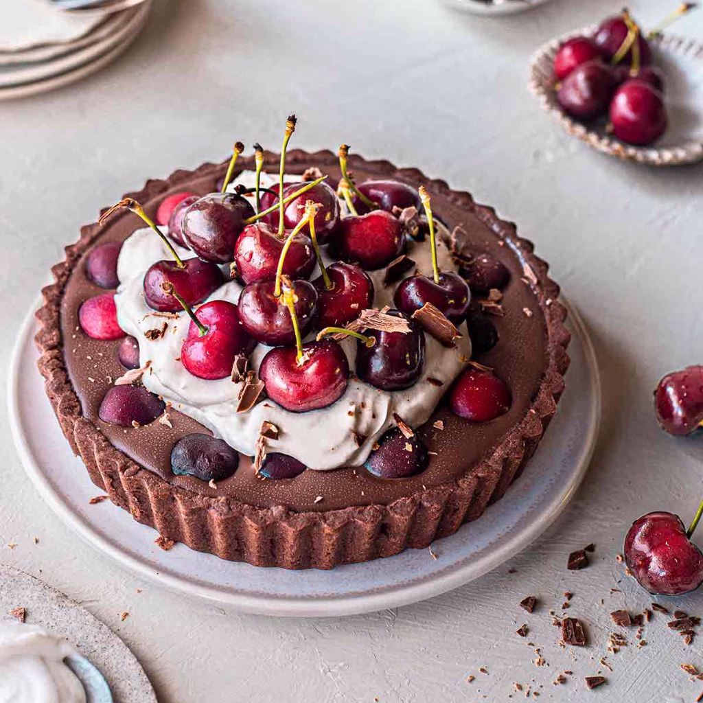 Vegan Black Forest Tart