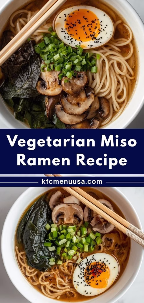 Vegetarian Miso Ramen Recipe