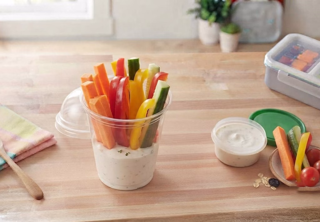 Veggie and Ranch Snack Cups