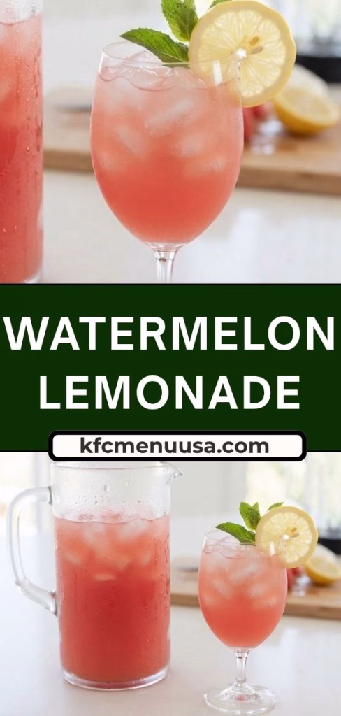 Watermelon Lemonade Recipe