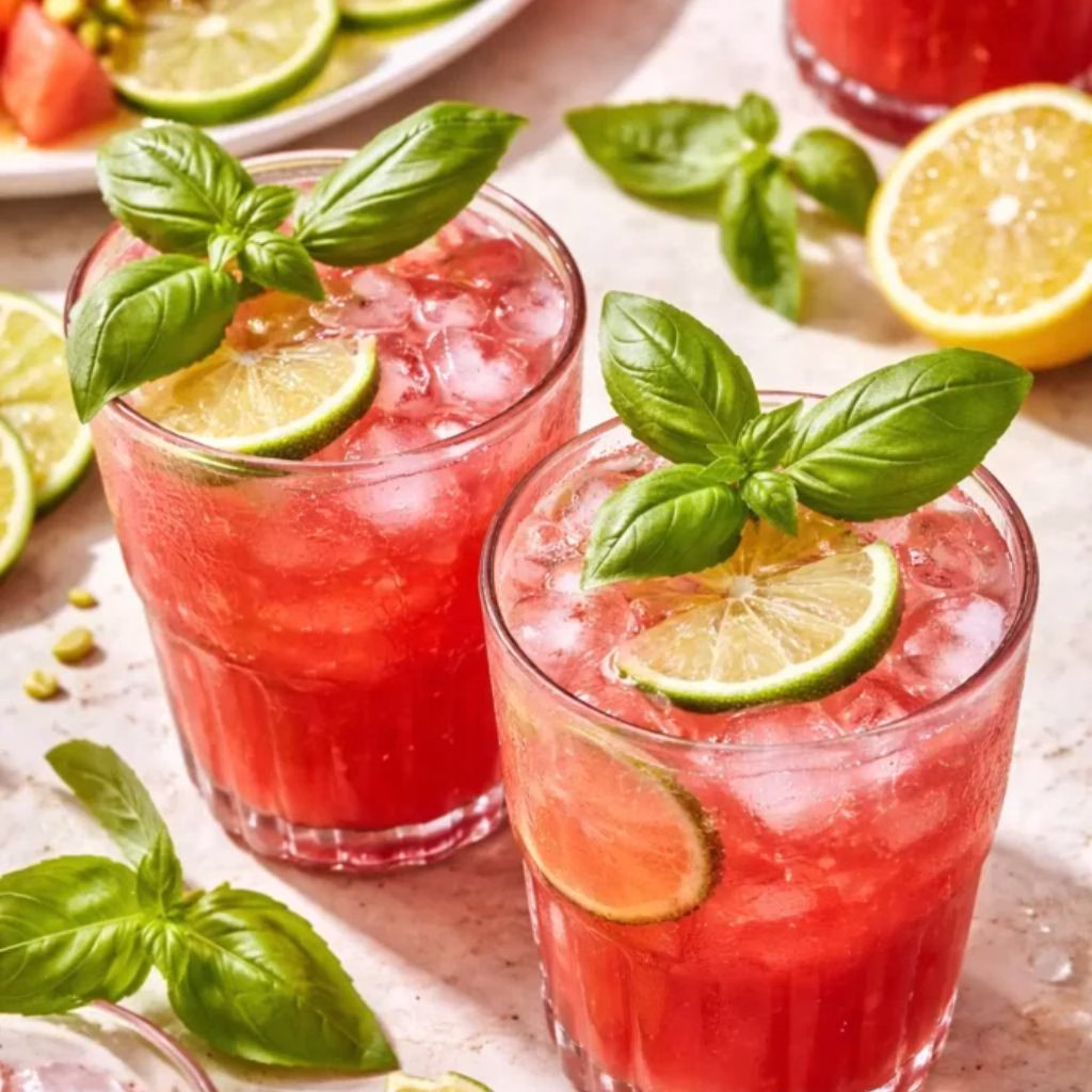 Watermelon Lime Crystal Fizz