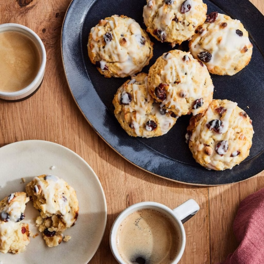 White Chocolate Cranberry Scones
