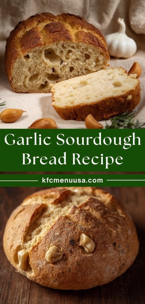 Garlic Sourdough Bread Recipe