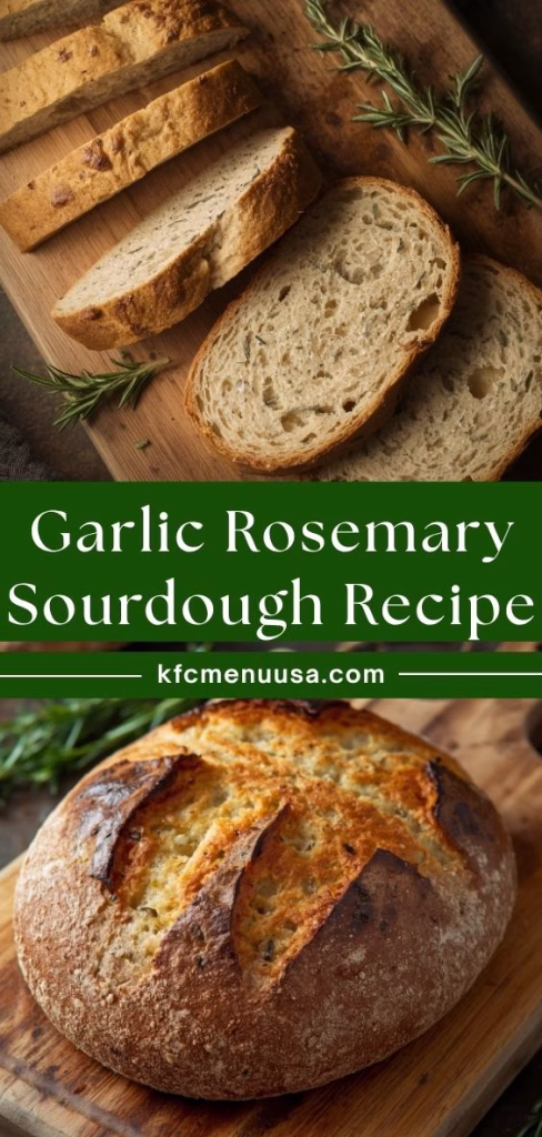 Garlic Rosemary Sourdough