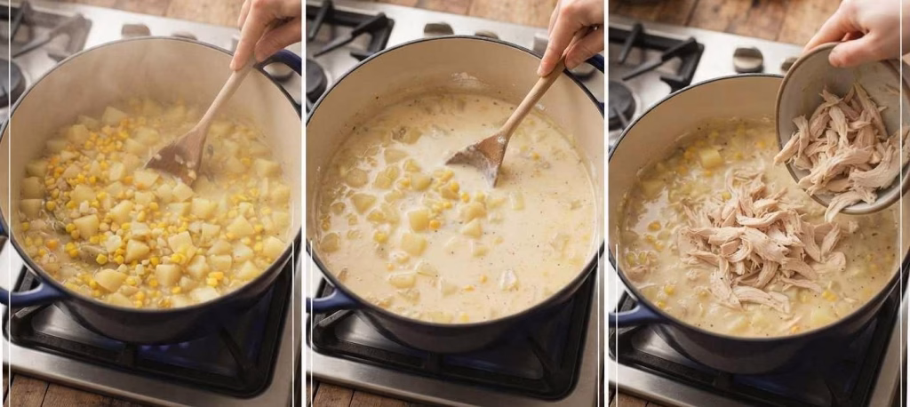 One-Pot Creamy Chicken Corn Chowder