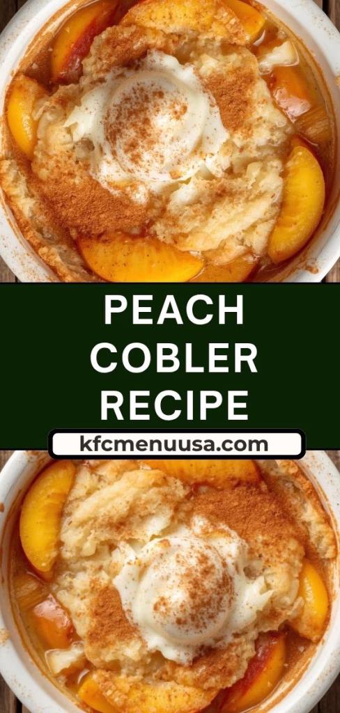 Peach Cobbler Recipe