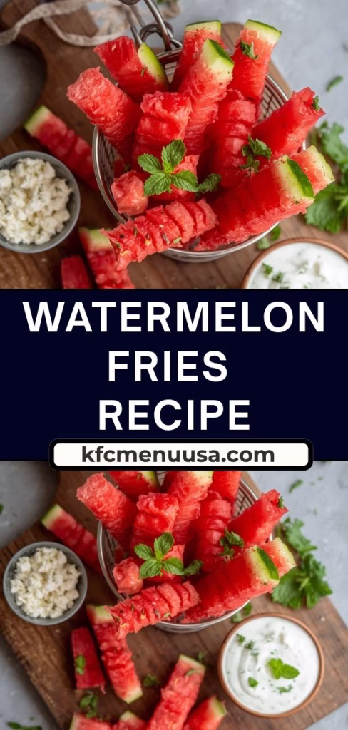Watermelon Fries Recipe