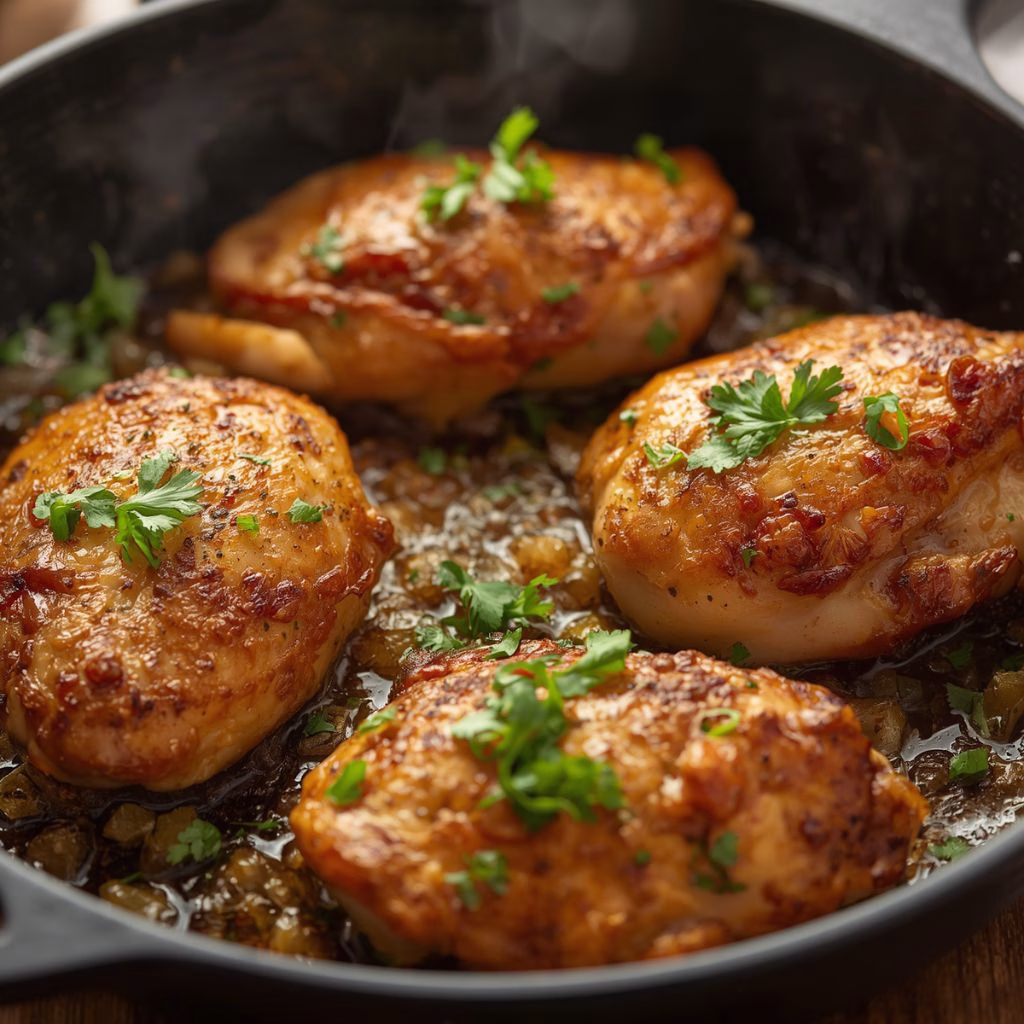 20-Minute Garlic Butter Chicken Skillet Recipe