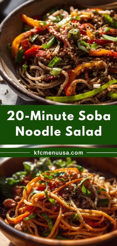 20-Minute Soba Noodle Salad Recipe