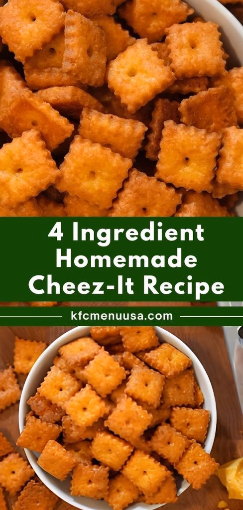 4-Ingredient Homemade Cheez-Its Recipe