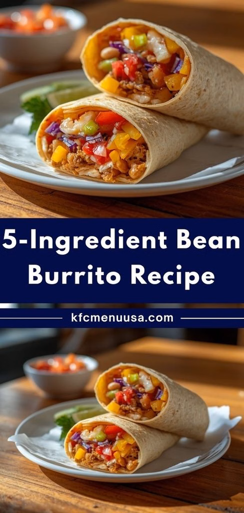 5-Ingredient Bean Burrito Recipe