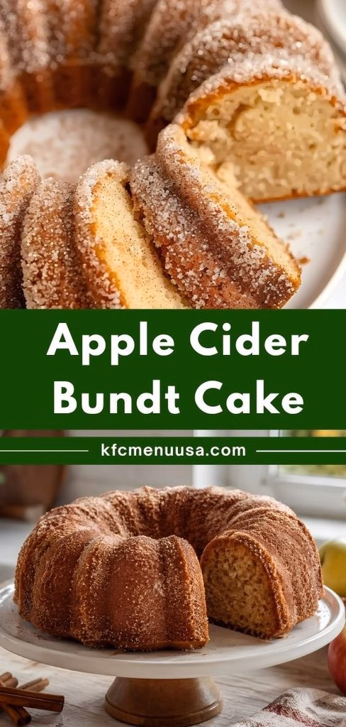 Apple Cider Bundt Cake Recipe