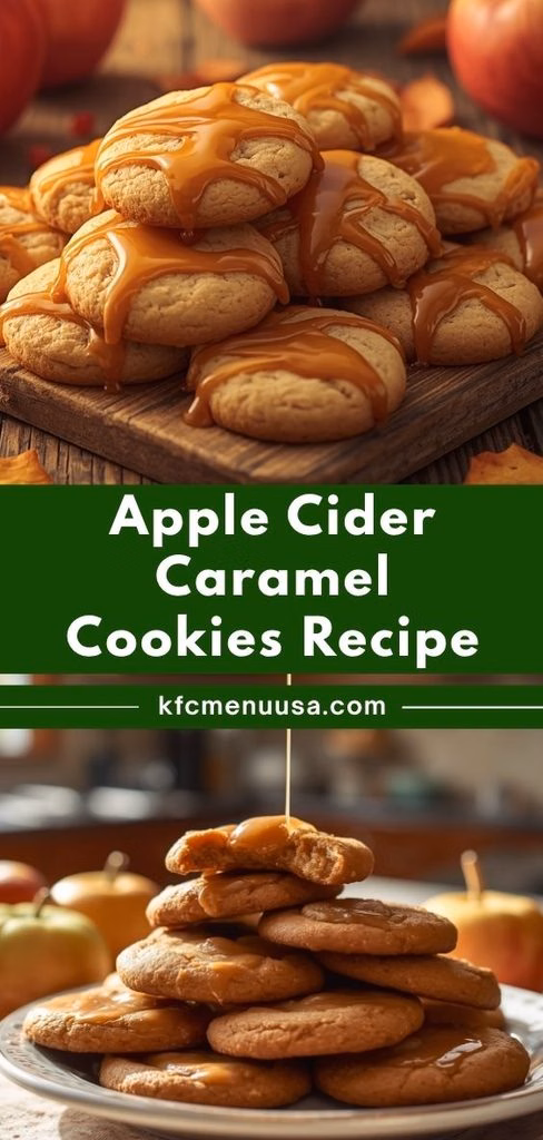 Apple Cider Caramel Cookies Recipe