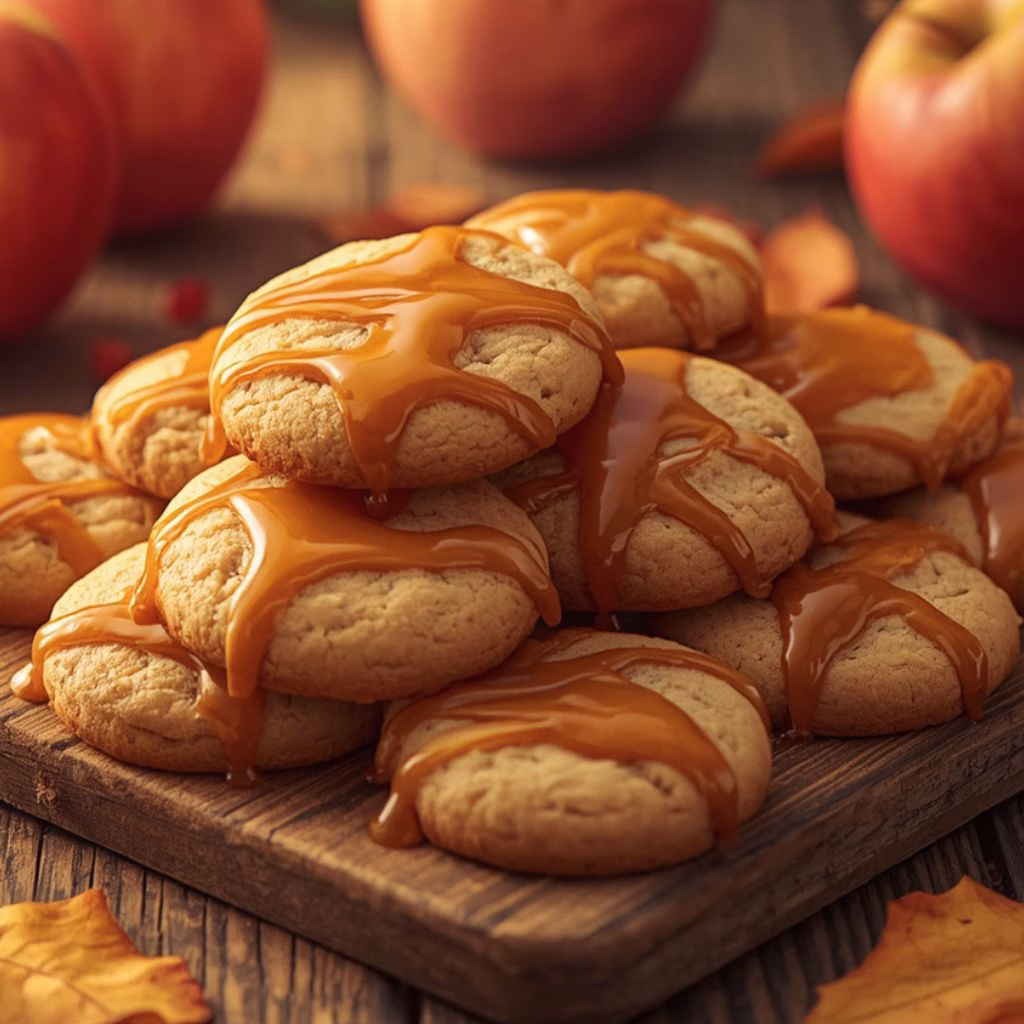 Apple Cider Caramel Cookies Recipe